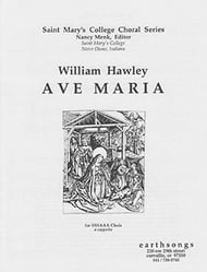 Ave Maria SSAA choral sheet music cover